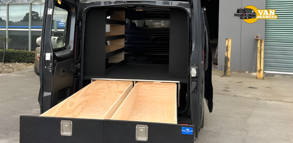 How False Floor Drawers Solve Hidden Storage Problems in Work Vans
